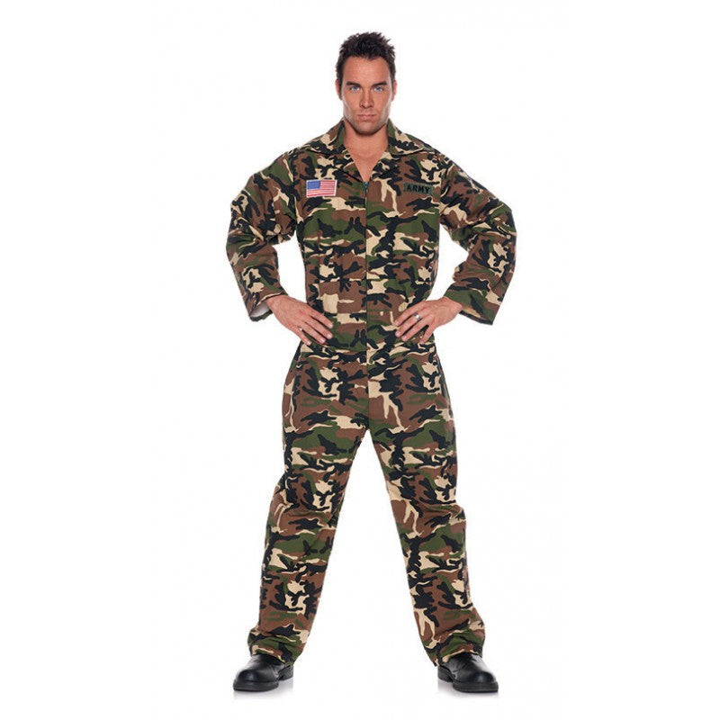 Army Man Jumpsuit by Underwraps Costumes only at  TeeJayTraders.com