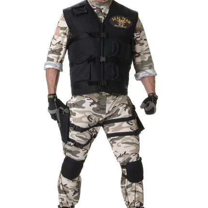 Seal Team Men Army Costume by Underwraps Costumes only at  TeeJayTraders.com