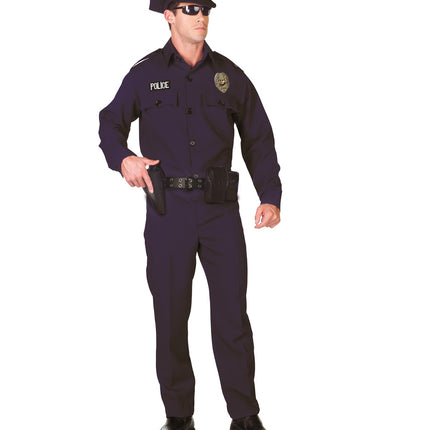Police Officer Men Costume by Underwraps Costumes only at  TeeJayTraders.com