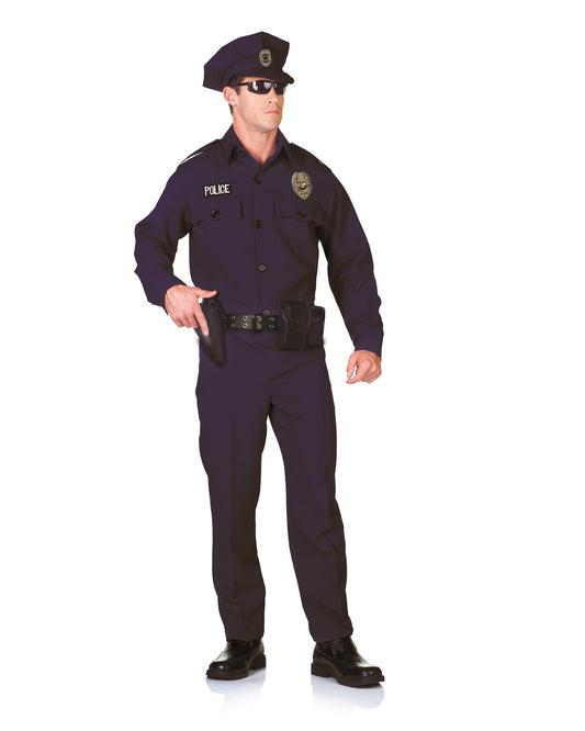 Police Officer Men Costume by Underwraps Costumes only at  TeeJayTraders.com