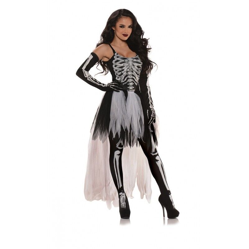 Goth Rock Skeleton Women Costume by Underwraps Costumes only at  TeeJayTraders.com