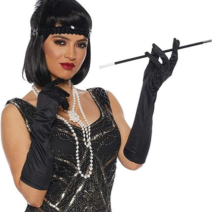 Flapper Women Costume Accessory Kit by Underwraps Costumes only at  TeeJayTraders.com