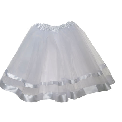 White Tutu with White Ribbon by Underwraps only at  TeeJayTraders.com