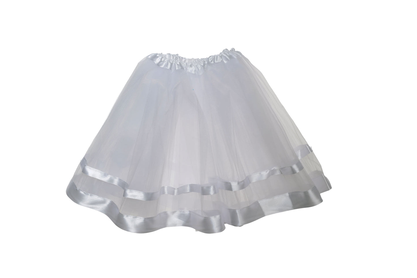 White Tutu with White Ribbon by Underwraps only at  TeeJayTraders.com