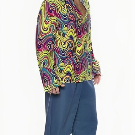 Psychedelic Plus Size Men Costume by Underwraps Costumes only at  TeeJayTraders.com - Image 3
