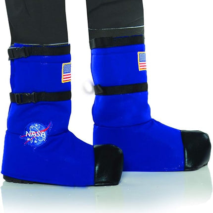 Astronaut Men Boot Top Covers Blue by Underwraps Costumes only at  TeeJayTraders.com