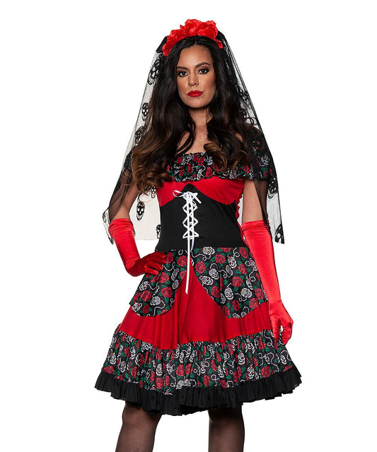 Sugar Skull Princess Women Costume by Underwraps Costumes only at  TeeJayTraders.com