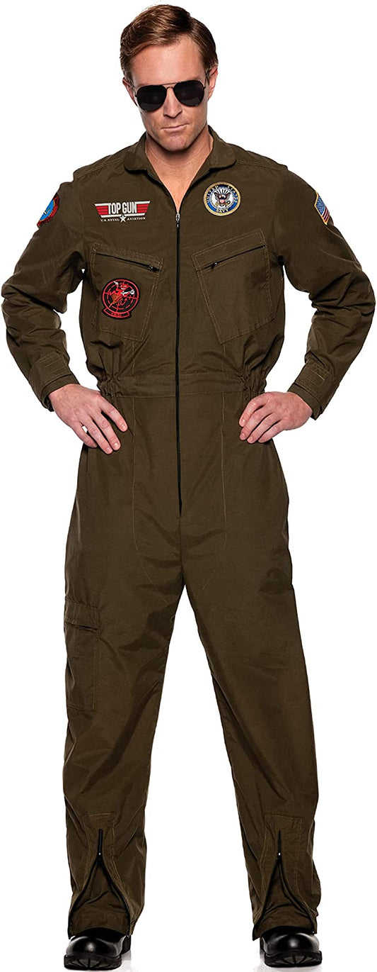 Officially Licensed US Navy™ TOPGUN Men's Pilot Jumpsuit by Underwraps only at  TeeJayTraders.com