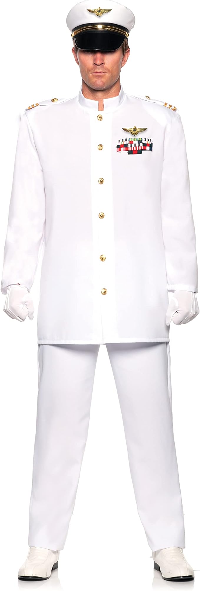 Admiral Uniform Plus Size Men Costume by Underwraps Costumes only at  TeeJayTraders.com