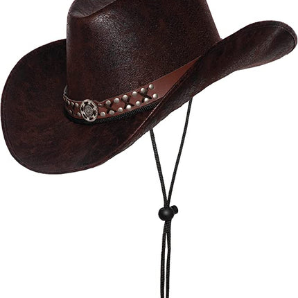 Silver Stud Cowboy Hat by Underwraps only at  TeeJayTraders.com