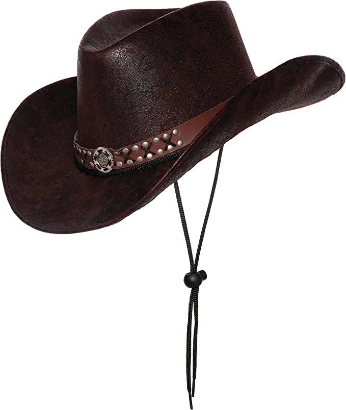 Silver Stud Cowboy Hat by Underwraps only at  TeeJayTraders.com