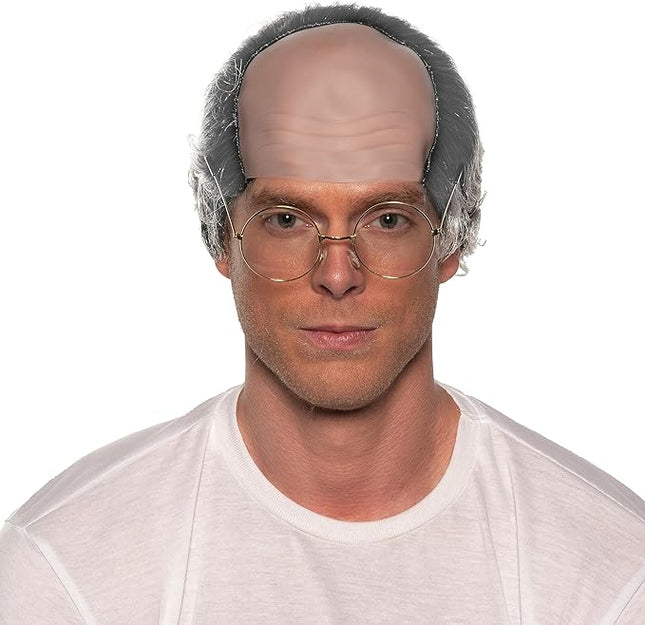 Old Man Bald Wig by Underwraps Costumes only at  TeeJayTraders.com
